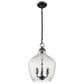Golden Lighting Adeline 3-Light Pendant in Matte Black, , large