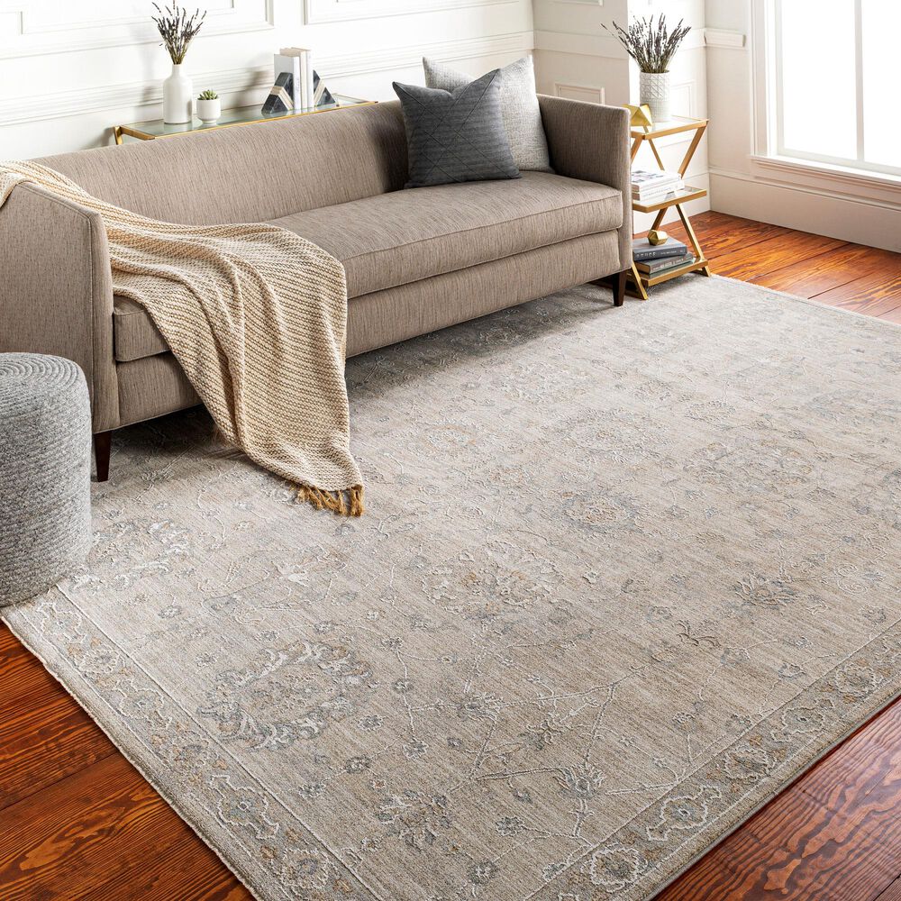 Surya Avant Garde 10&#39; x 14&#39; Gray, Beige and Denim Area Rug, , large