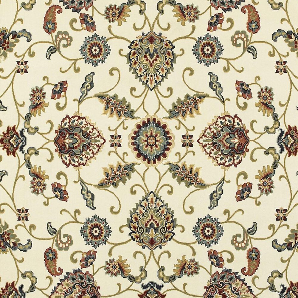 Oriental Weavers Kashan 9946W 7&#39;10&quot; x 10&#39;10&quot; Ivory Area Rug, , large