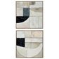 Ashley Bexlen 30" x 30" Wall Art in Tan, Taupe and Black (Set of 2), , large