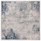 Safavieh Invista 6"7" Square Grey and Blue Area Rug, , large