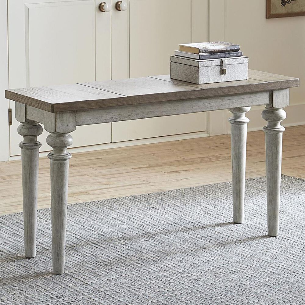 Belle Furnishings Heartland Rustic Sofa Table in Antique White, , large