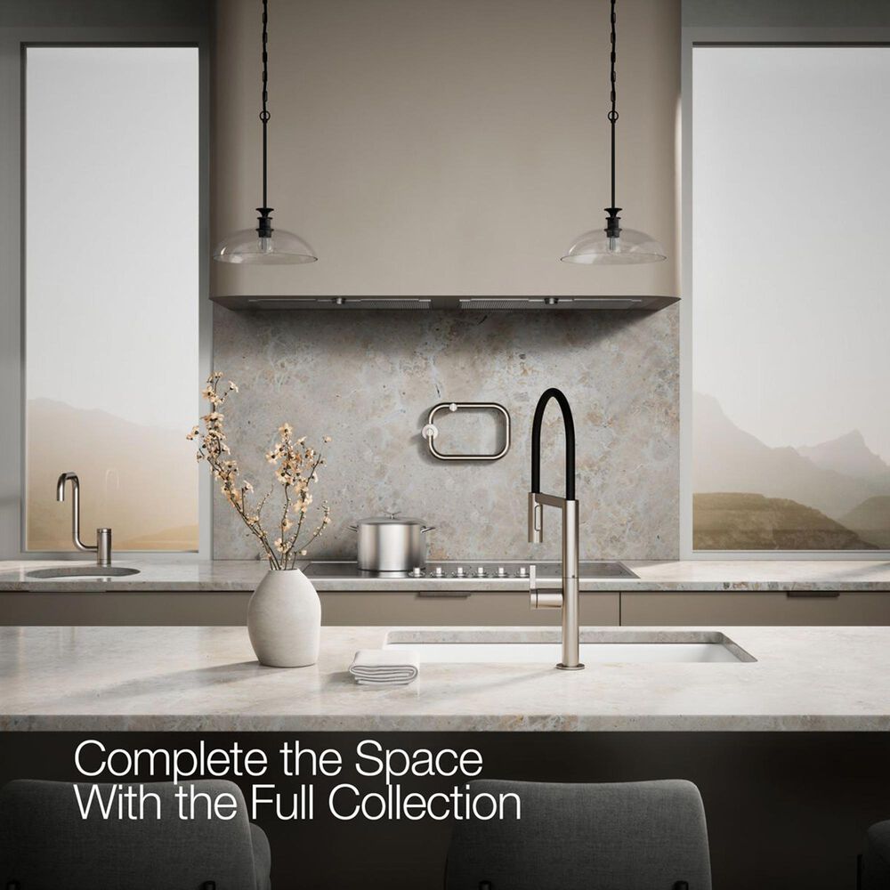 Kohler Components Semi-Professional Kitchen Sink Faucet in Vibrant Stainless, , large