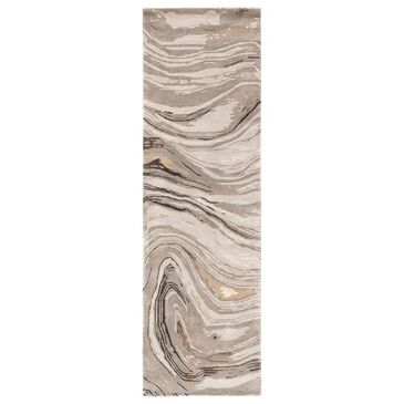 Jaipur Genesis Atha 3" x 10" Charcoal Gray Runner, , large