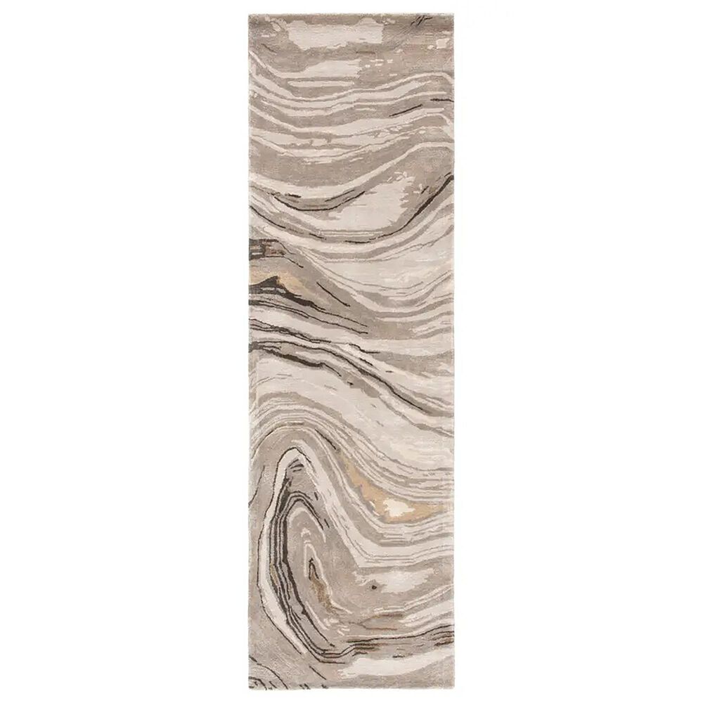 Jaipur Genesis Atha 3" x 10" Charcoal Gray Runner, , large