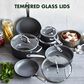 Green Pan Chatham 10-Piece Ceramic Nonstick Cookware Set in Grey, , large
