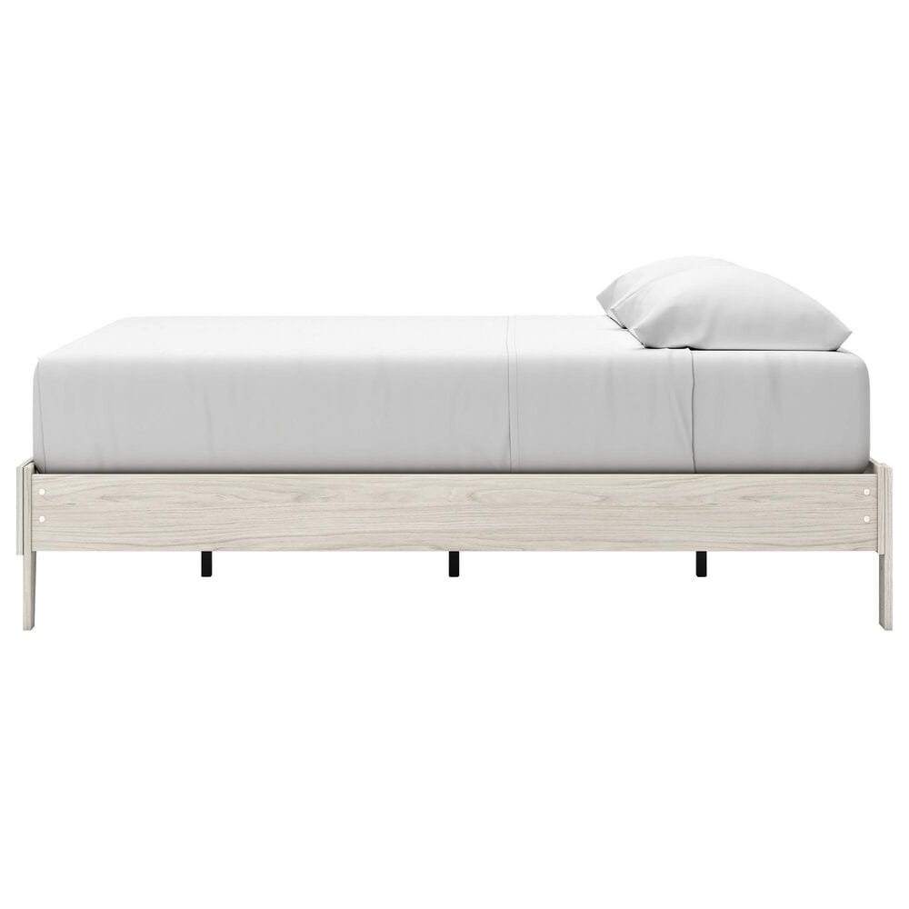Ashley Socalle King Platform Bed in Light Natural, , large