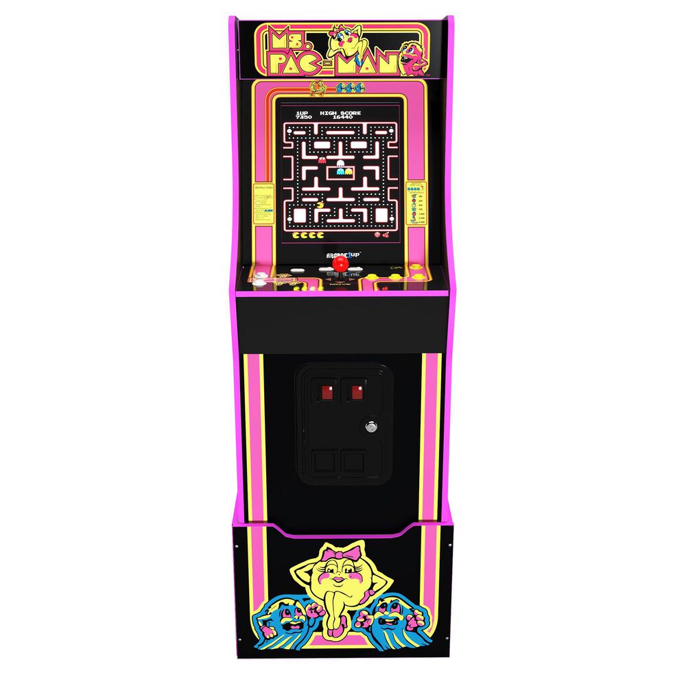 Arcade1up Ms. PacMan Legacy Arcade Game with Riser NFM