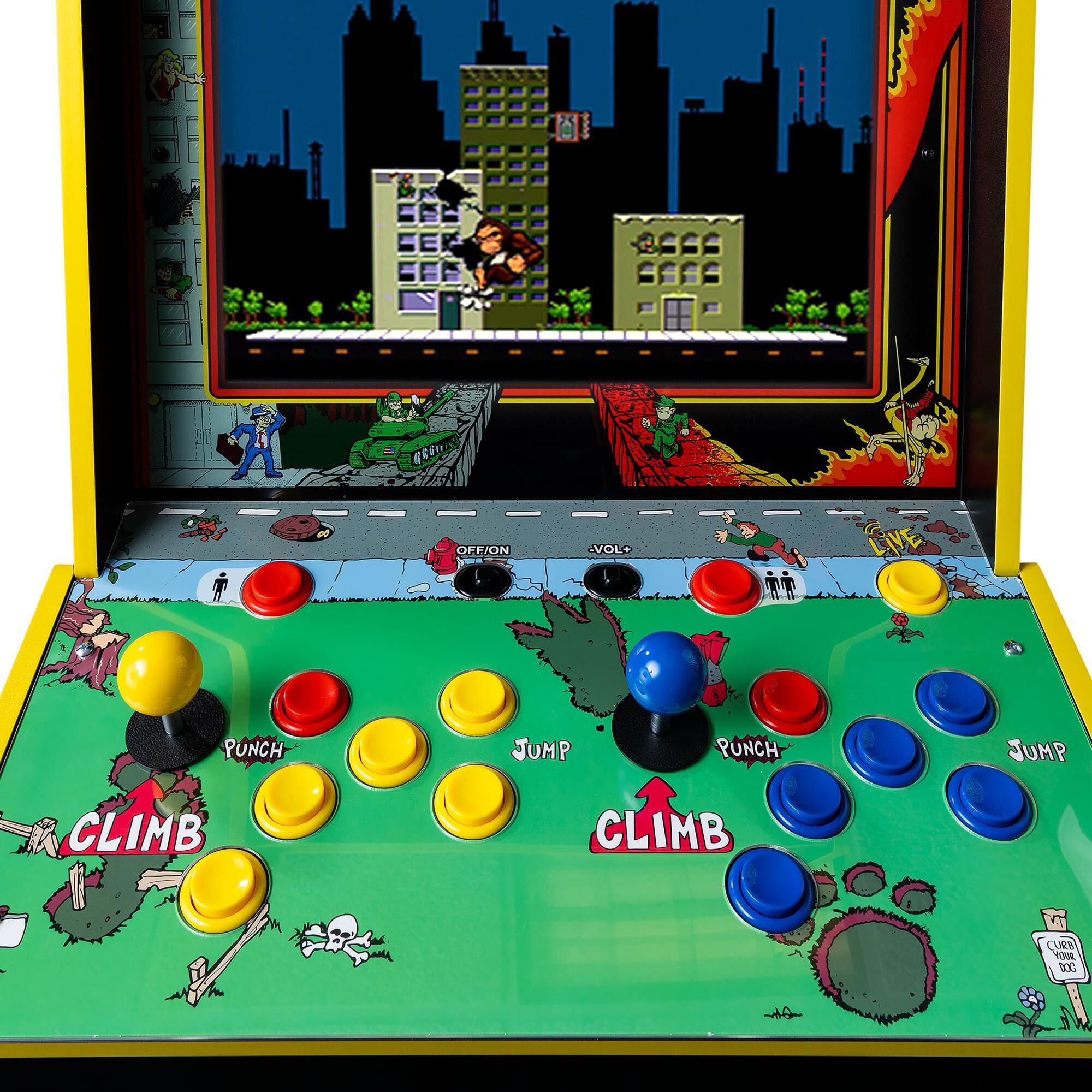 Arcade1Up Joust & Rampage Deluxe Arcade Machine in Multicolor