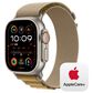 Apple Watch Ultra 2 GPS + Cellular 49mm Natural Titanium Case with Tan Alpine Loop - Medium, , large