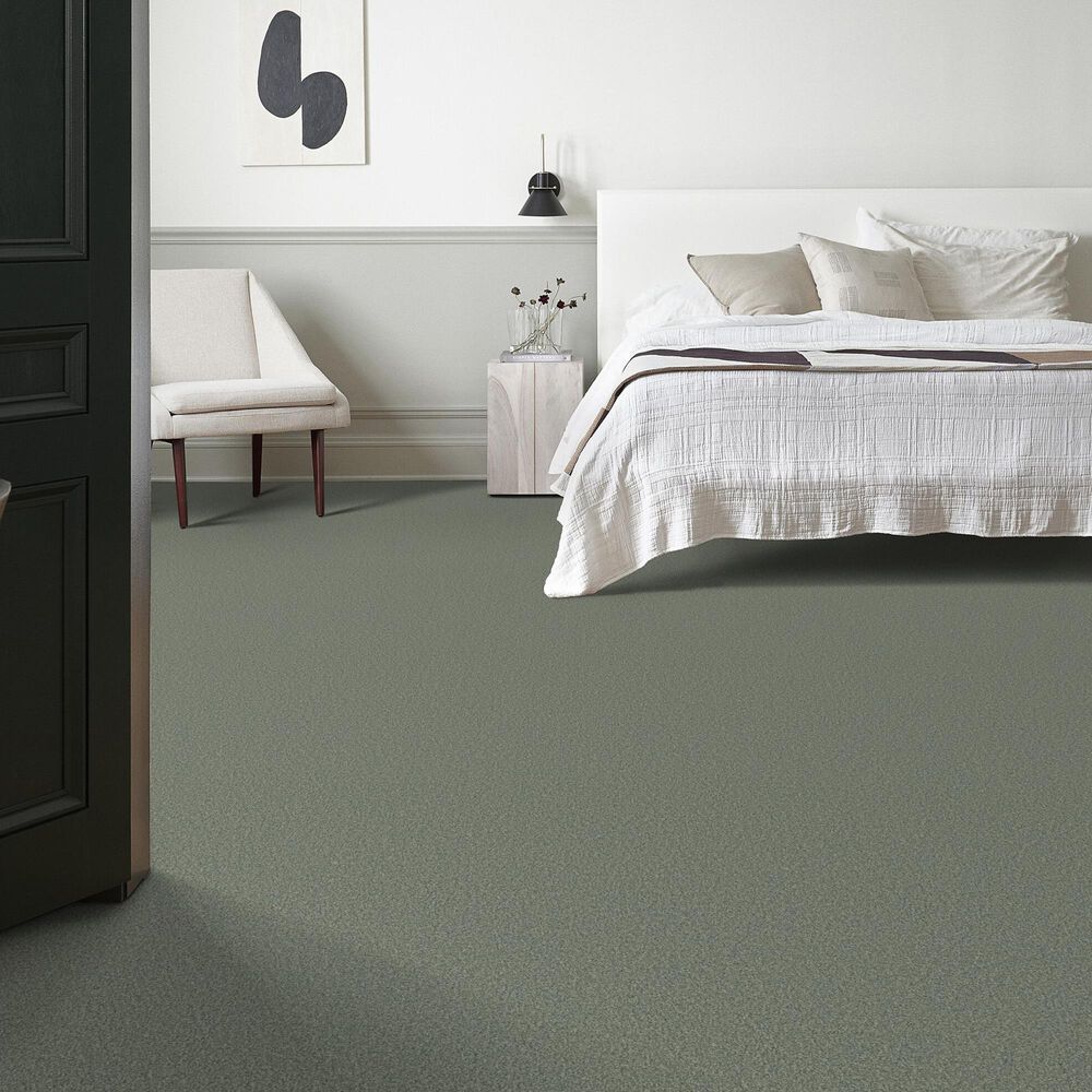 Shaw Tonal Comfort Blue Carpet in Meadow, , large