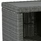 Ashley Elite Park Square End Table in Gray, , large