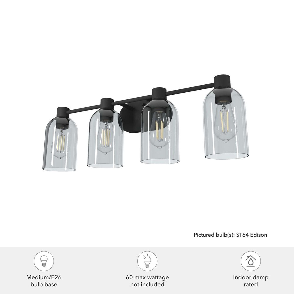 Hunter Lochmeade 4-Light Vanity in Natural Iron, , large