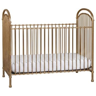 Eastern Shore Olivia Classic Metal Crib in Vintage Gold, , large