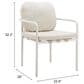 Zuo Modern Aite Patio Dining Chair in Beige (Set of 2), , large