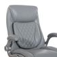 Valor Living Executive Chair with Grey Upholstery in Titanium, , large