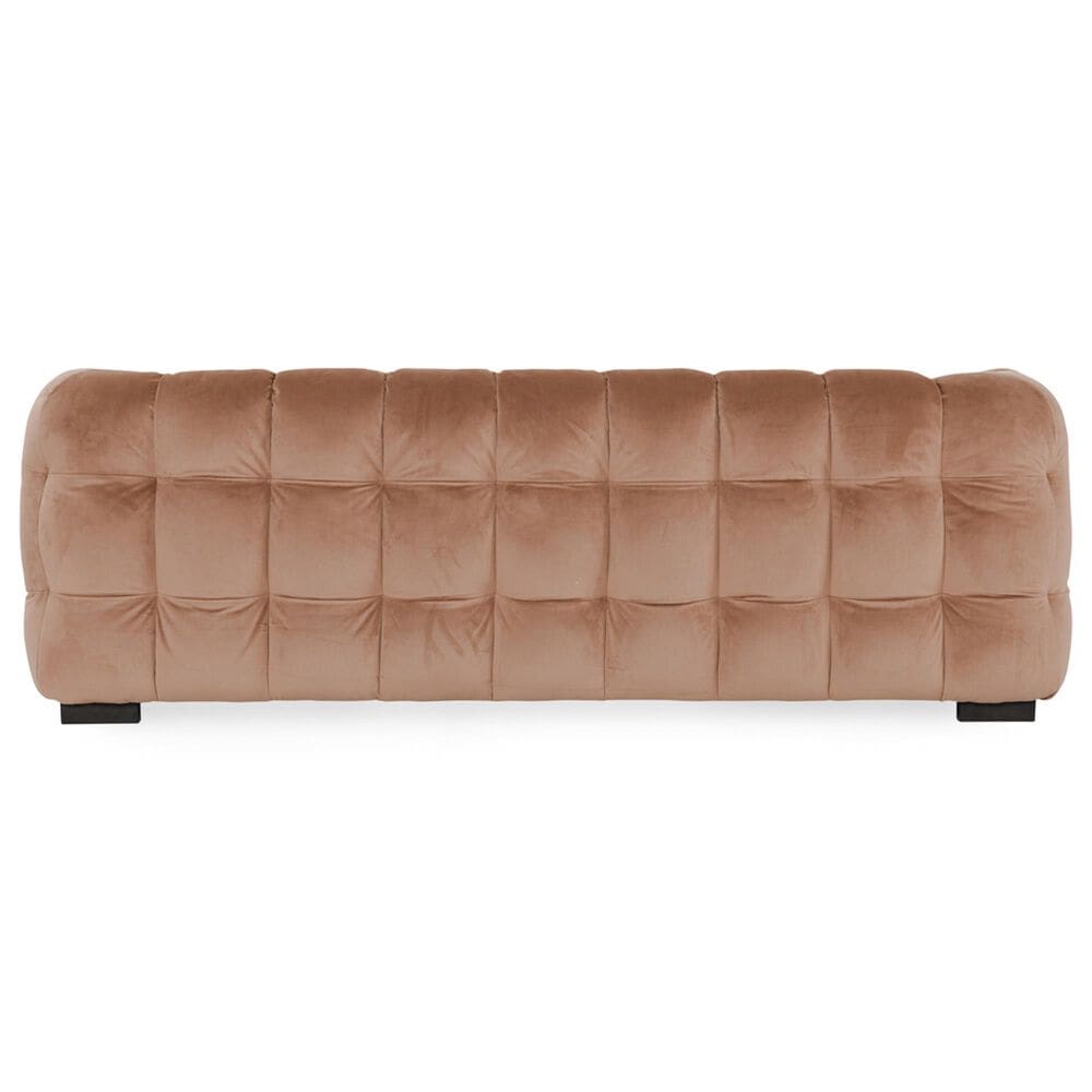 Classic Home Petra Stationary Sofa in French Beige Velvet, , large