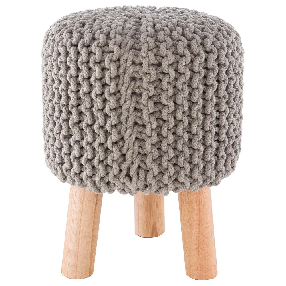 Surya Inc Malmo Stool in Gray, , large