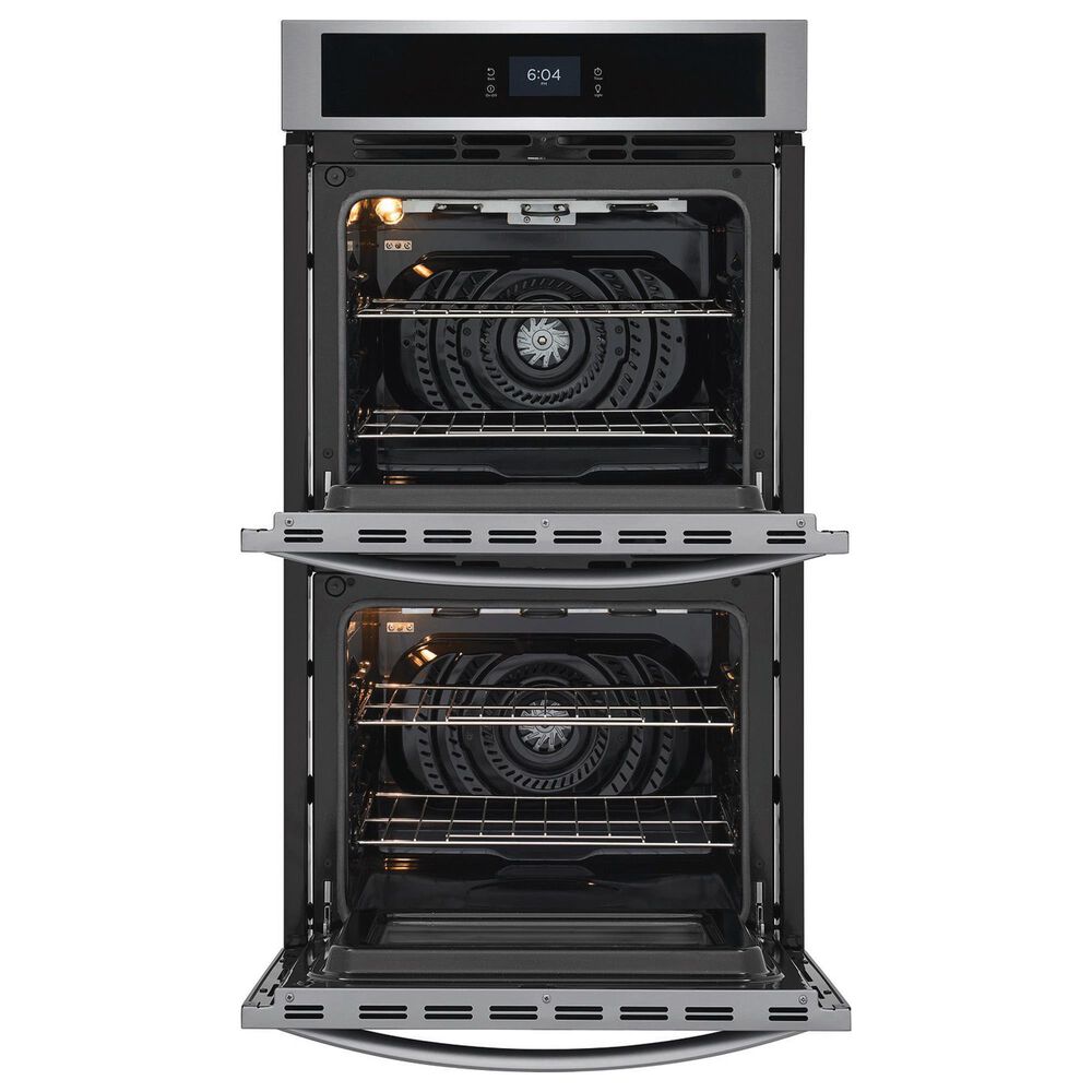 Frigidaire 2-Piece Kitchen Package with Stainless Steel 27&quot; Built-In Convection Double Wall Oven and Black 30&quot; Induction Cooktop, , large