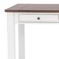 Linon Home Decor Meretta 6-Piece Counter Height Dining Set in Antique White and Natural, , large