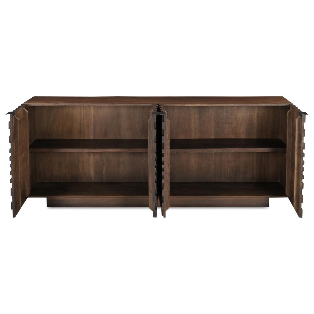 Moe&#39;s Home Collection Easton 4-Door Sideboard in Brown, , large