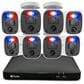 Swann Enforcer 8 Camera 8 Channel 4K Ultra HD DVR 2TB HDD Security System with Mic in White, , large