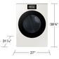 Samsung Bespoke 7.6 Cu. Ft. Ultra Capacity Front Load Gas Dryer with AI Home and AI OptiDry+ in Dark Steel, , large