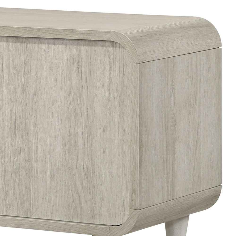 Crown Mark Nyomi 71" TV Stand in White, , large