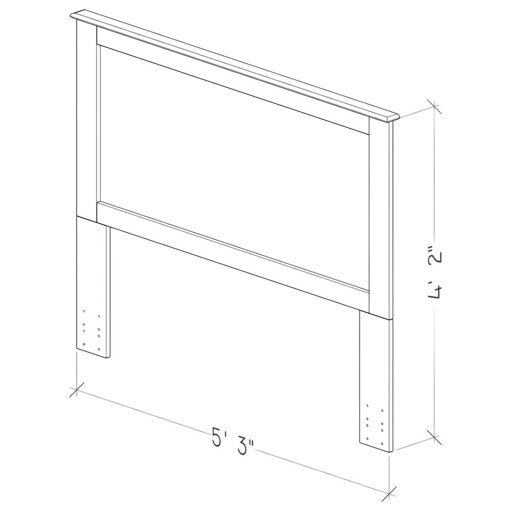 Lemoore Essential Full/Queen Panel Headboard in Park Elm, , large