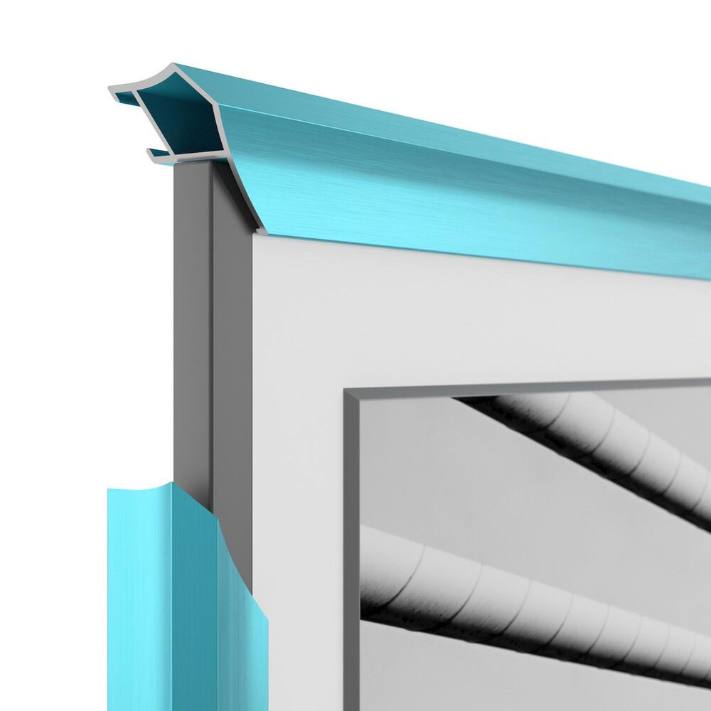 Deco TV Frames Alloy 50" Frame Bezel for Samsung the Frame TV in Caribbean Turquoise, , large