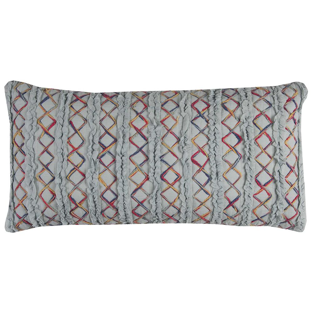 Rizzy Home 14" x 26" Down Pillow in Blue, , large