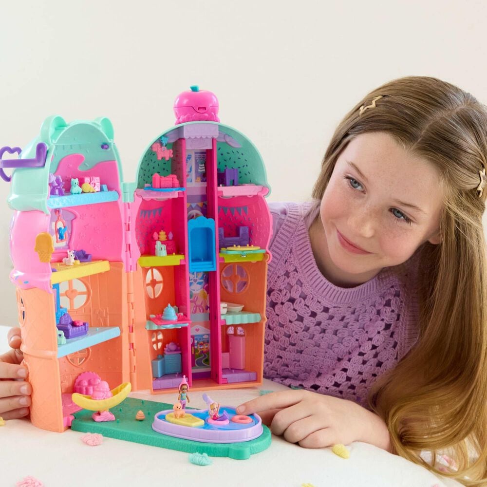 Polly Pocket Gelato House Playset with Dolls in Multicolor, , large