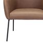 Zuo Modern Quinten Accent Chair in Vintage Brown and Gold, , large