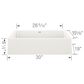 Blanco Vintera 30" Super Single Apron Farmhouse Sink in White, , large