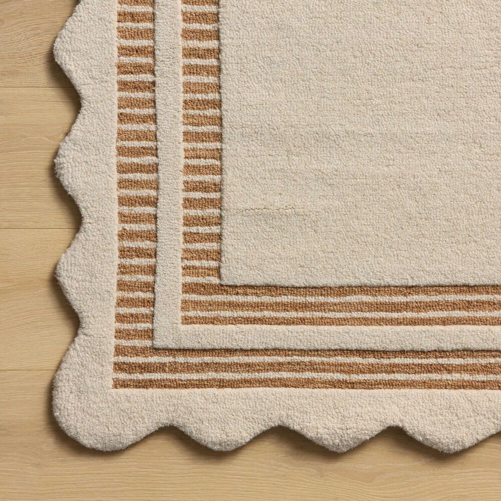 Loloi II Scottie 3&#39;6&quot; x 5&#39;6&quot; Ivory and Rust Area Rug, , large