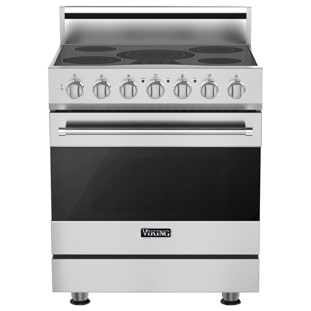 Viking Range 30" Freestanding Electric Range with Self-Cleaning in Stainless Steel, , large