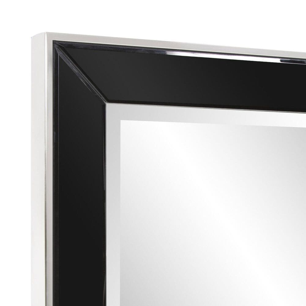 Howard Elliott Devon Square Mirror in Black and Clear, , large