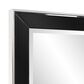 Howard Elliott Devon Square Mirror in Black and Clear, , large