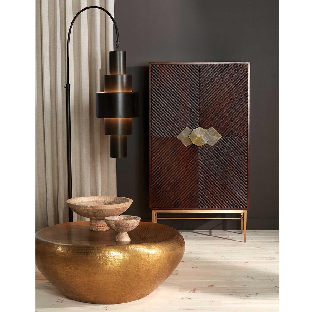Global Views Babylon Floor Lamp in Bronze, , large