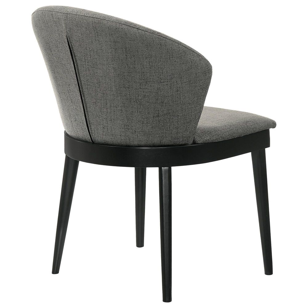 Blue River Arcadia and Juno 5-Piece 42&quot; Dining Set with Charcoal Cushion in Black, , large
