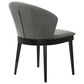 Blue River Arcadia and Juno 5-Piece 42" Dining Set with Charcoal Cushion in Black, , large