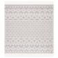 Safavieh Natura NAT351A 8" Square Ivory and Grey Area Rug, , large