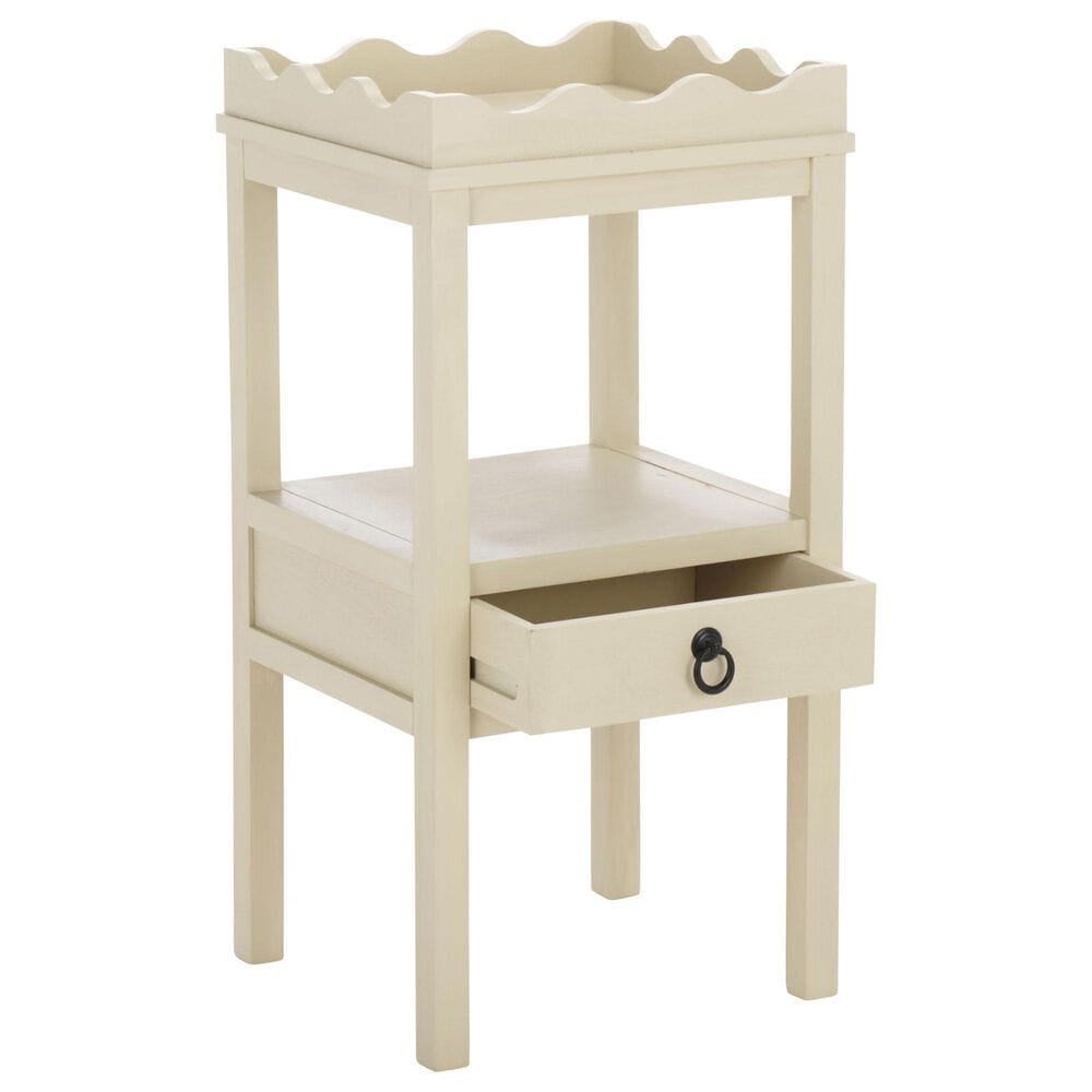 Safavieh Darlyn One Drawer Accent Table in Sand, , large