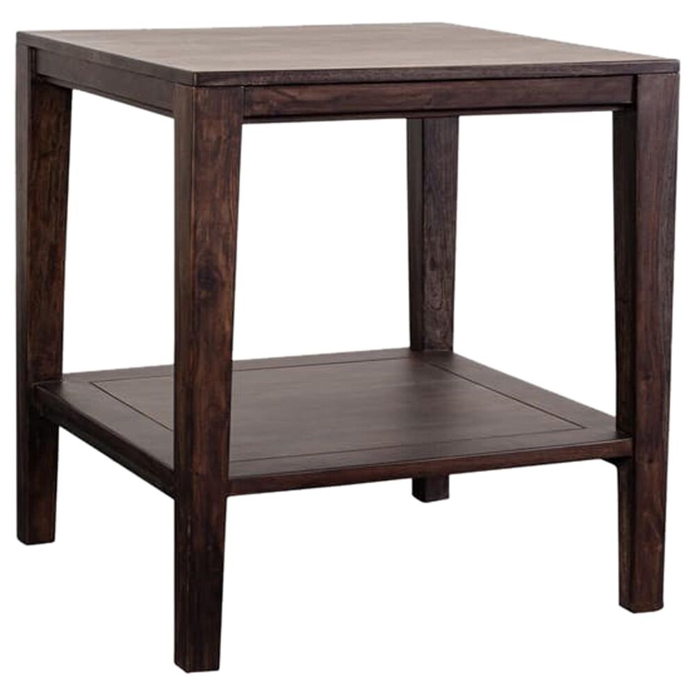 Porter Design Fall River End Table in Dark Walnut, , large