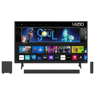 VIZIO 40" Class D-Series 1080p Full HD - Smart TV with 2.1 Home Theater Sound Bar in Black, , large