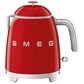 Smeg 3-Cup Stainless Steel Retro Style Mini Electric Kettle in Red, , large