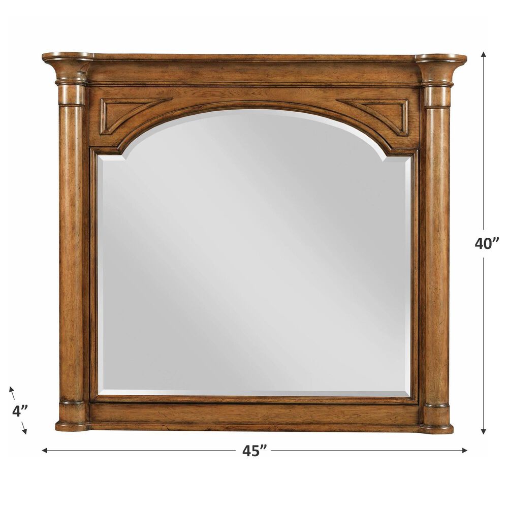 American Drew Berkshire Mirror in Golden Oak, , large