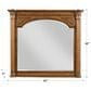 American Drew Berkshire Mirror in Golden Oak, , large