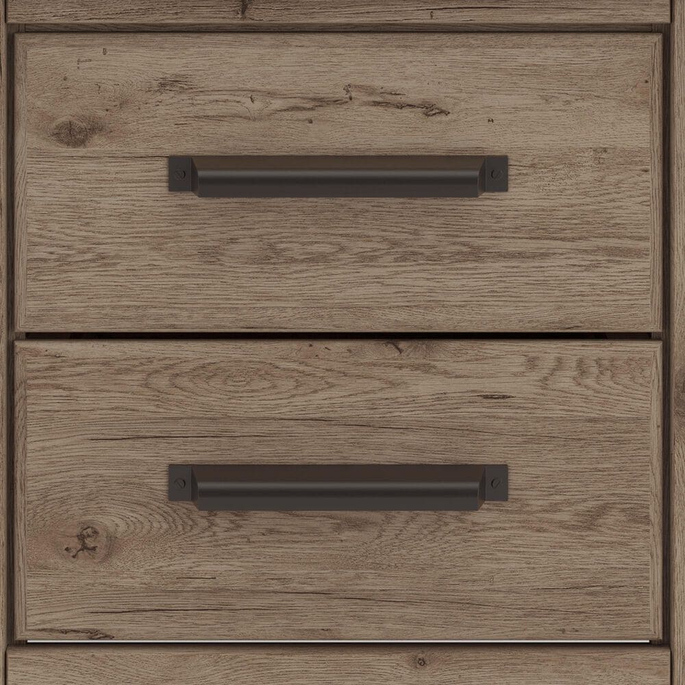 Ashley KING PANEL BED WITH DRESSER, CHEST, AND TWO NIGHTSTANDS, , large