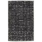 Feizy Norah 6062L 7"9" x 9"9" Black and Dark Gray Area Rug, , large
